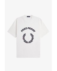 Fred Perry Camiseta FP Tartan Applique T-Shirt