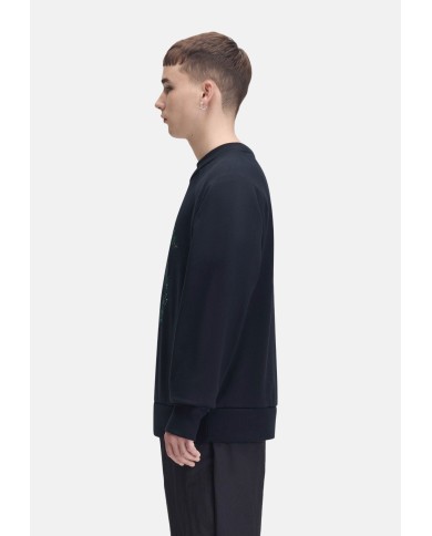 Fred Perry Sudadera FP Tartan Applique Sweatshirt