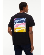 Tommy Jeans Camiseta Signature Logo Relaxed