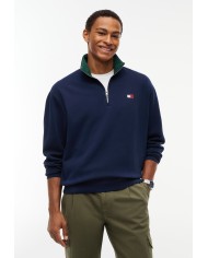 Tommy Jeans Sudadera con cremallera y parche de Tommy