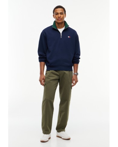 Tommy Jeans Sudadera con cremallera y parche de Tommy