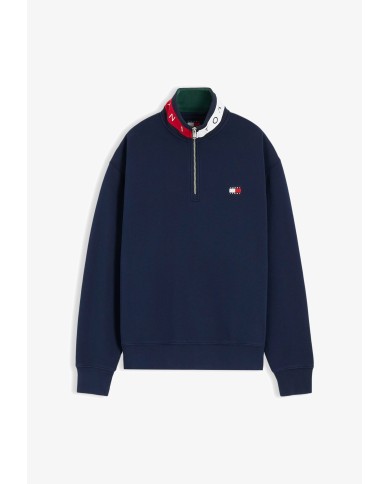 Tommy Jeans Sudadera con cremallera y parche de Tommy