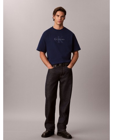 Calvin Klein Camiseta SS RLXD 16S Denim Washed Monologo Tee