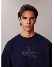 Calvin Klein Camiseta SS RLXD 16S Denim Washed Monologo Tee