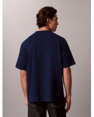 Calvin Klein Camiseta SS RLXD 16S Denim Washed Monologo Tee