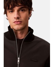 Calvin Klein Chaqueta LS CK Tech Knit Mixed Media FZ 1