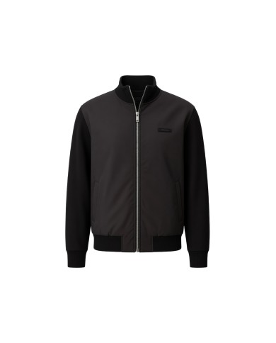 Calvin Klein Chaqueta LS CK Tech Knit Mixed Media FZ 1
