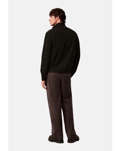 Calvin Klein Chaqueta LS CK Tech Knit Mixed Media FZ 1
