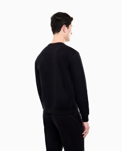 EA7 Emporio Armani Sudadera Visibility de corte regular en mezcla de algodón