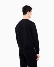 EA7 Emporio Armani Sudadera Visibility de corte regular en mezcla de algodón