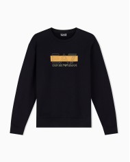 EA7 Emporio Armani Sudadera Visibility de corte regular en mezcla de algodón