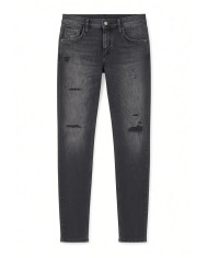 Antony Morato Pantalón Vaquero Tapered Fit “Kurt” en denim negro.