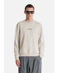Antony Morato Sudadera Regular fit en mezcla de algodón con estampado tigre en el hombro y logo