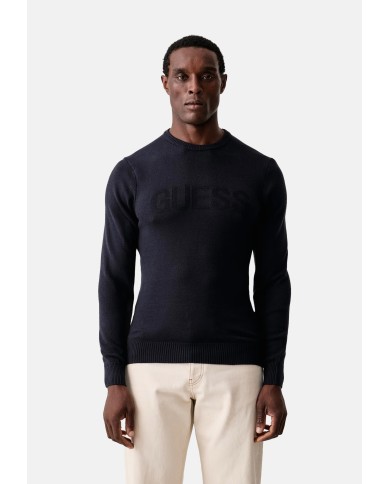 Guess Jersey Noburo CN Logo Reverse LS Sweater