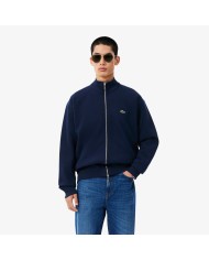 Lacoste Sudadera con cremallera de piqué de doble cara